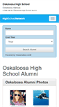 Mobile Screenshot of oskaloosahighschool.org